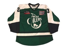 2023-24 Tulsa Oilers Championship Specialty Jersey AHL HOF Coach Rob Murray 