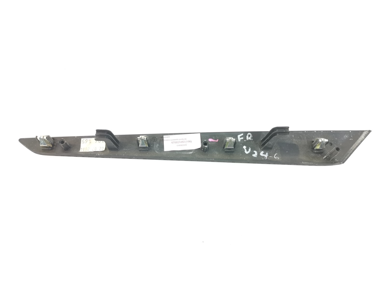 Maserati Ghibli S AWD 3.0 2014 Front Right Carbon Fiber Door Panel Bezel Trim