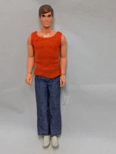 Vintage Busy Ken Doll #3314 Original Outfit Pieces Barbie Mattel Hong Kong 1970s
