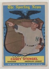 1959 Topps High # Casey Stengel #552 HOF 0d13