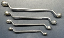 SEARS Deep Offset 12pt SAE Double Box Wrench Set 1/2" - 15/16 - Forged in USA