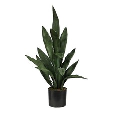 Nearly Natural 2ft Sansevieria Artificial Plant in Green