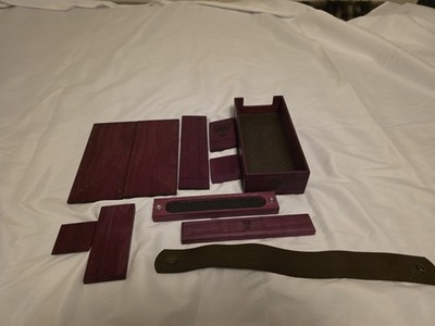 Wyrmwood Purple Heart Complete dice Set