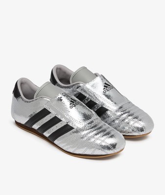 Adidas Taekwondo Silver/Metallic Black JH9664 Size 6.5 Women's