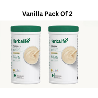 Herbalife Formula 1 Meal Replacement Weight Management Vanilla Shake Pack Of 2