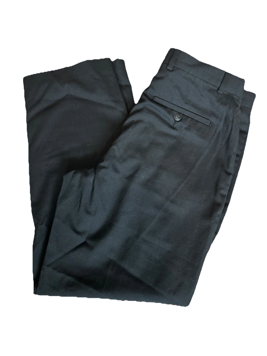 slim fit dress slacks Skinny-Fit Stretch Performance Pant – Black main image 1