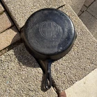 Antique Griswold #8 Cast Iron Skillet Frying Pan Large Logo