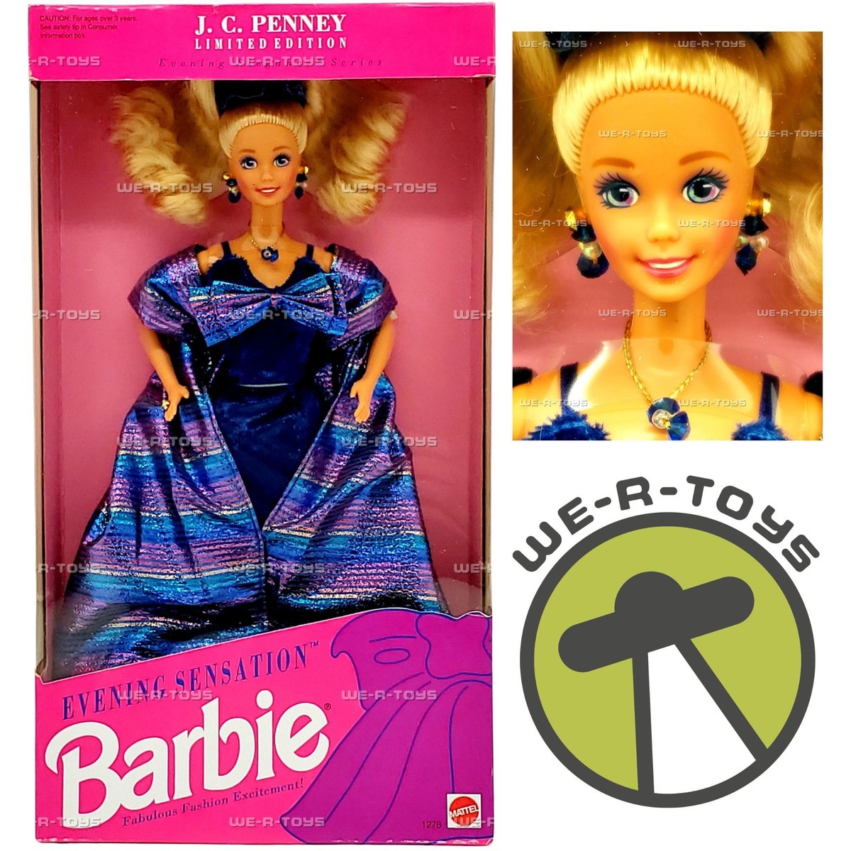 Evening Sensation JC Penny Limited Edition Barbie Doll 1992 Mattel