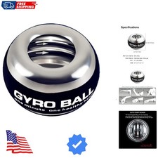 Auto-Start Wrist Power Gyro Ball with LED Lights, Wrist Strengthener and Fore...
