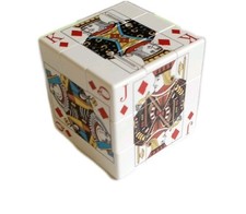 Magic Cube 3x3x3 3D UV printed poker KQJ puzzle smooth game children's toy gift