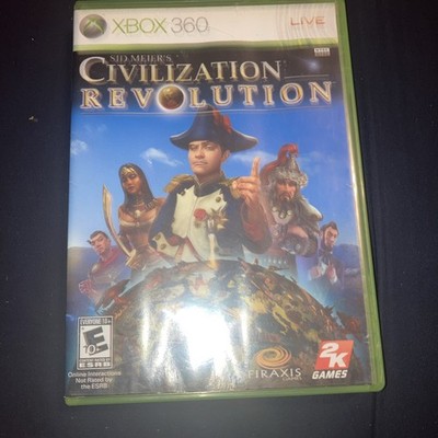 Sid Meiers Civilization Revolution Microsoft Xbox 360 Complete CIB - Tested