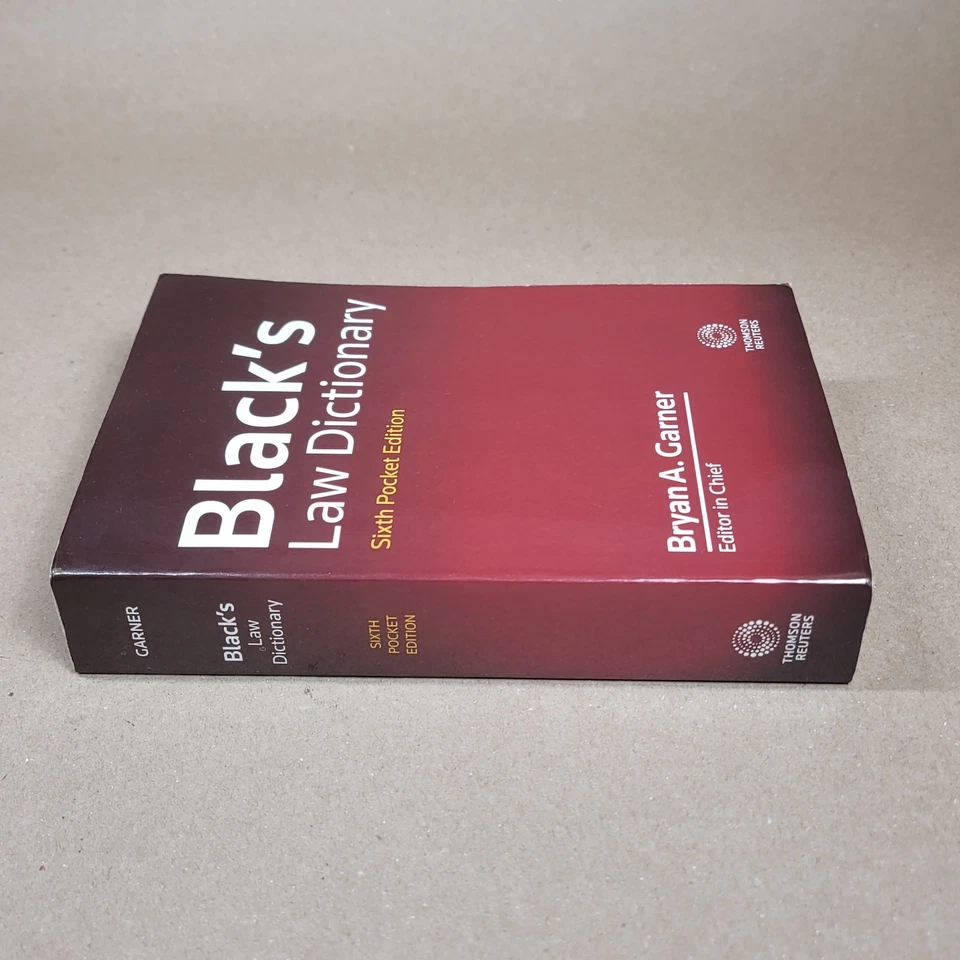 BLACK'S LAW DICTIONARY PB Book Edited By Garner (9781731931610) 6th Pocket Ed. - Image 4 of 4