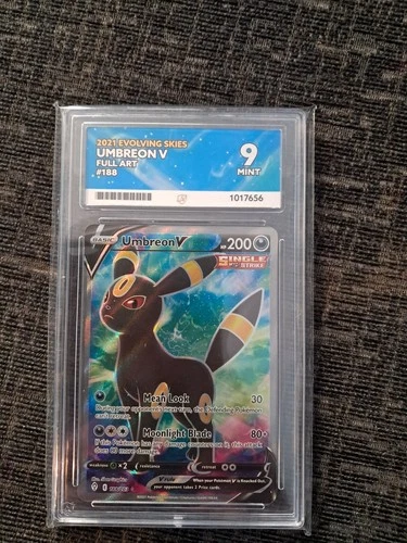 Ace 9 - Umbreon V 188/203 - Evolving Skies - Full Art Holo