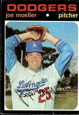 Joe Moeller 1971 Topps #288 Los Angeles Dodgers