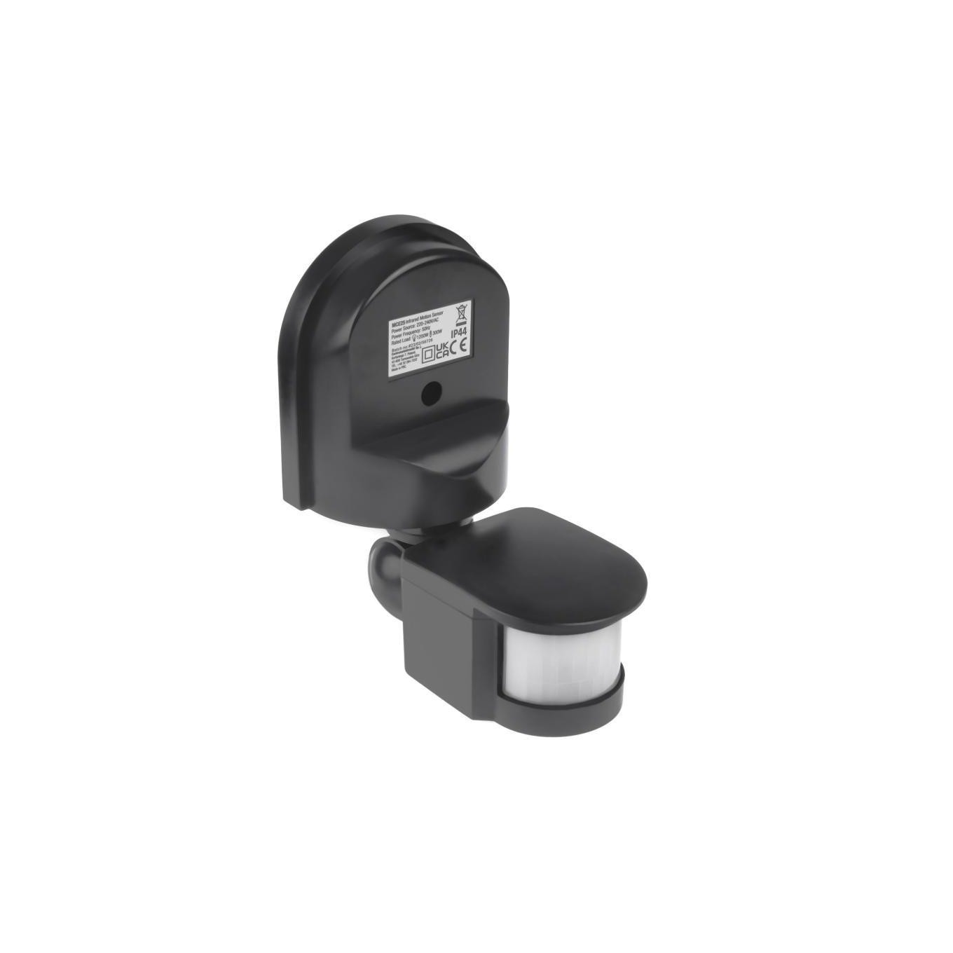 Maclean MCE25 GR Wall-Mounted 180° Motion & Dusk Sensor, 1200W Max, Grey - Image 2