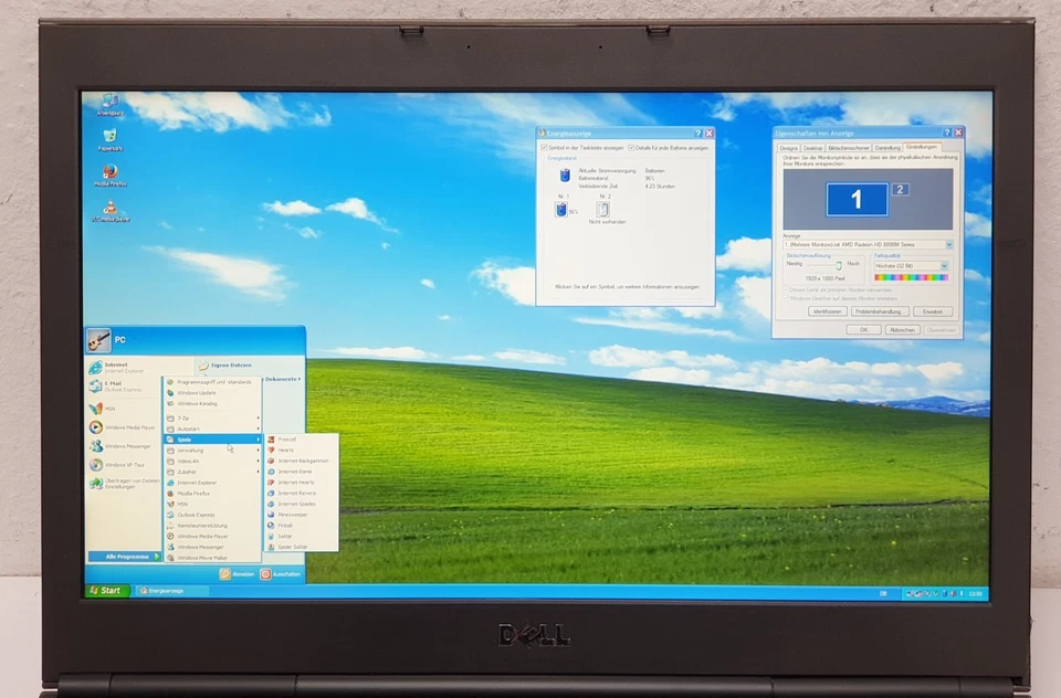 DELL PRECISION M4800 Windows XP +Windows7 Gamer i7 32GB 1TB Laptop AMD 2GB 15,6" - Bild 2 von 4