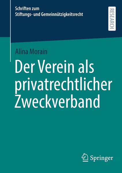 Der Verein Als Privatrechtlicher Zweckverband Alina Morain-image