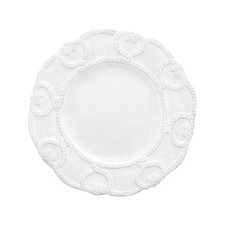 Arte Italica Bella Bianca Antique Lace Salad/Drssert Plate