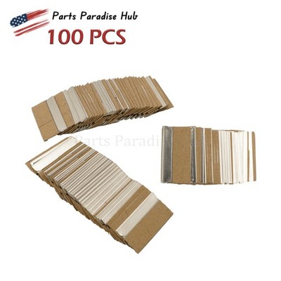 100PCS Safety Knife Scrapers Extra Sharp Razor Blades Single Edge Heat Treated