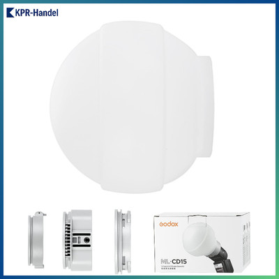 Godox ML-CD15 Diffusor Dome faltbar mit 3 Adaptern für Blitzlichter