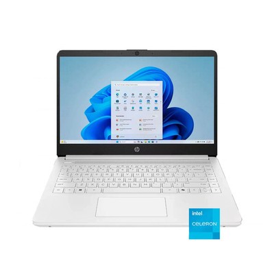 HP 14-dq3000dx 14'' Intel Celeron N4500 1.10 GHz 4GB 64GB eMMC W11H Laptop, WH