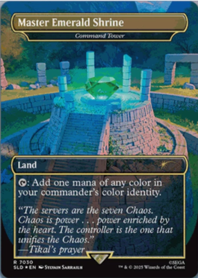 IN HAND - Master Emerald Shrine ✨FOIL✨ Secret Lair x Sonic BONUS