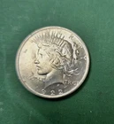 1922 P Peace SILVER dollar, HIGH MS + CHOICE GEM BU From MINT ROLL Estate Find 3
