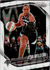 2025 Panini Prizm WNBA #76 A’ja Wilson White Seismic Prizms