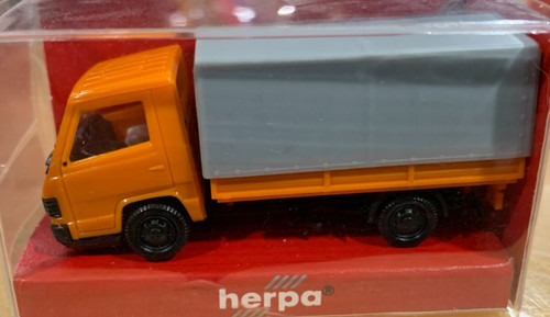 Camión de caja de entrega Herpa HO 1/87 #41041 naranja raro Mercedes-Benz 100 D nuevo en caja | Zustand: New