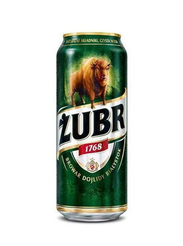 Zubr Polish Beer 24 x 500ml Cans 6 Percent ABV Strong Full Flavoured Lager - Picture 1 of 1