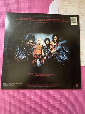 MÖTLEY CRÜE 国内盤1st＆2ndLPレコード 1983 Vintage Motley Crue Shout At The Devil LP Elektra 60289