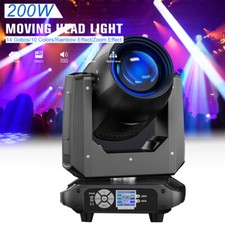 200W LED Beam Moving Head DJ Light 10 Colors 18Prism Spotlight Party Club DMX512