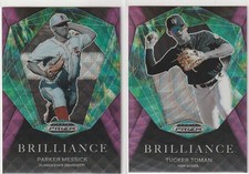 2  2022 PANINI PRIZM DRAFT PICKS BRILLIANCE PURPLE MAZE PRIZM PARALLELS