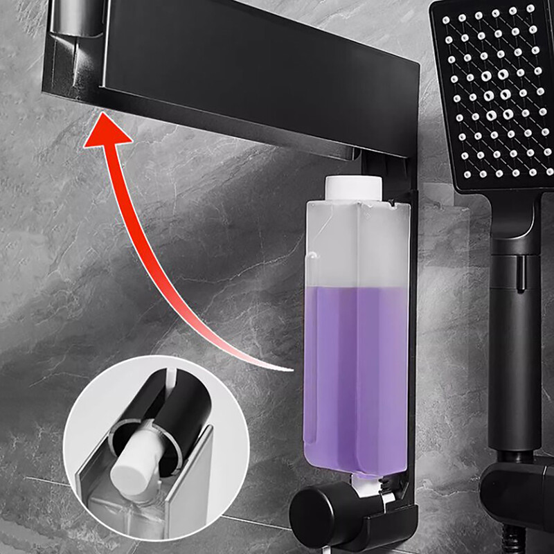 420ML Wall Mounted Bathroom Liquid Soap Dispenser Washing Lotion ...