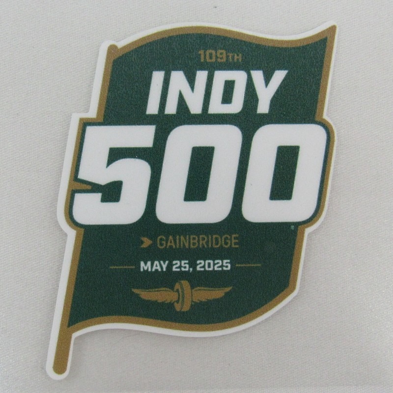 2025 Indianapolis 500 Decal 109TH Running Event Collector Perfect Cut