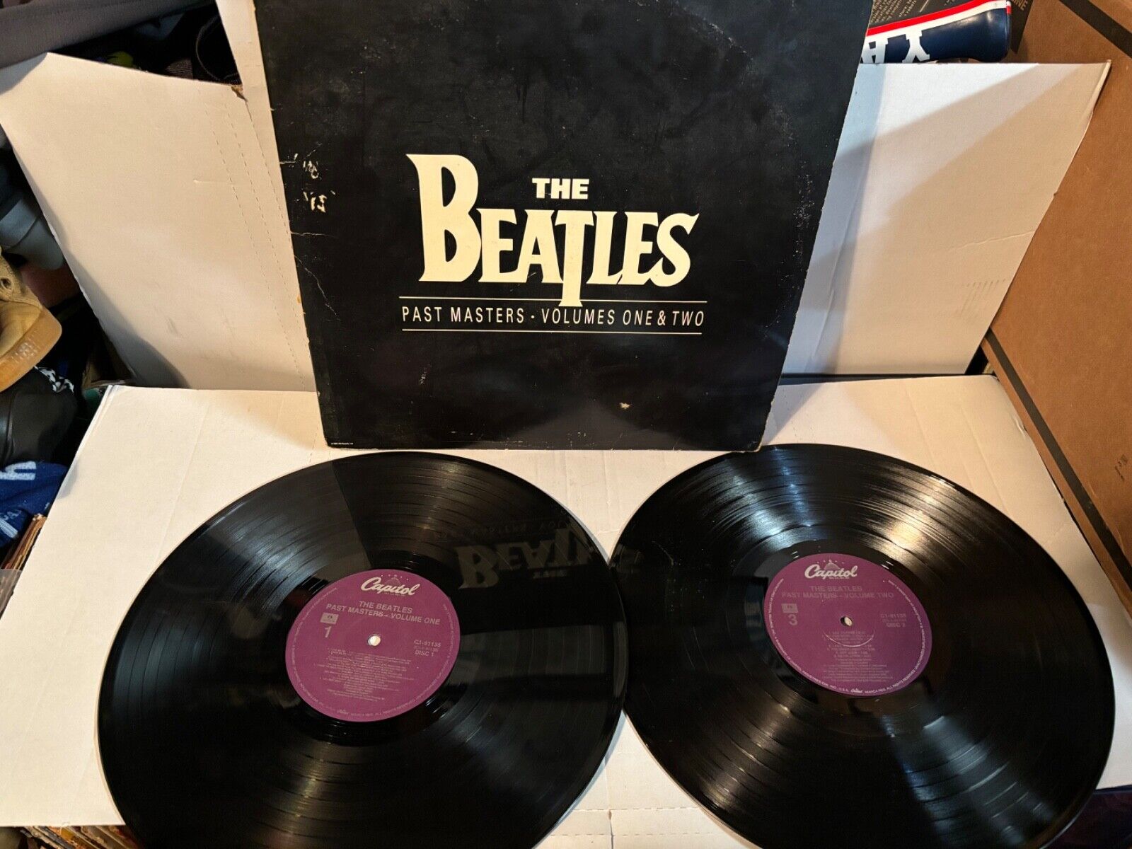 The Beatles- Past Masters Volumes One & Two-  1988- Vinyl US Pressing