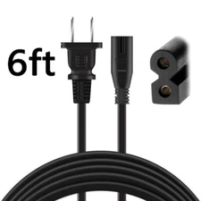 6ft 2 Pin AC Power Cord Cable Lead for Yamaha YDP-101 & YDP-223 Digital Pianos