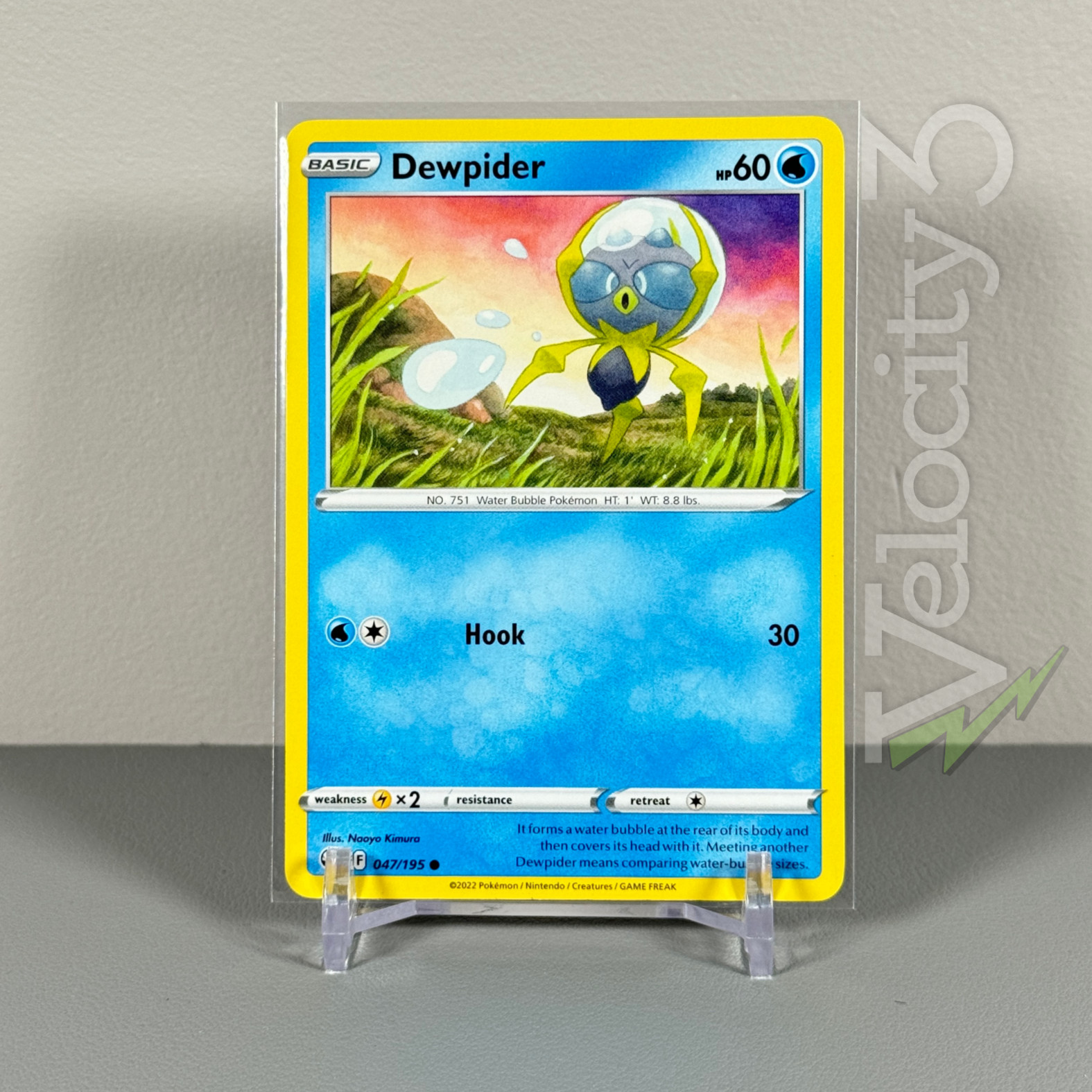 Pokemon TCG Card: DEWPIDER 47/195 | Common | Silver Tempest | NM/Mint