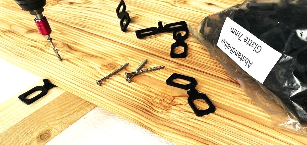 Rivelatore Di Presenza 100 Abstandhalter 4 Mm - 7 Mm F&uuml;r Terrassendielen Distanzhalter Abstandshalter Parafango X Adv