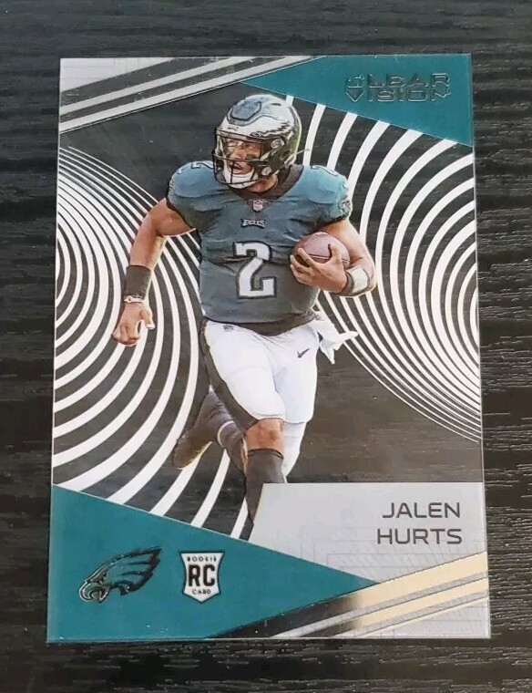 2020 Panini Chronicles Clear Vision #CV-22 Jalen Hurts