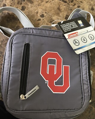 Oklahoma Sooners Tailgating Beverage Cooler W Strap 10x10 NCAA
