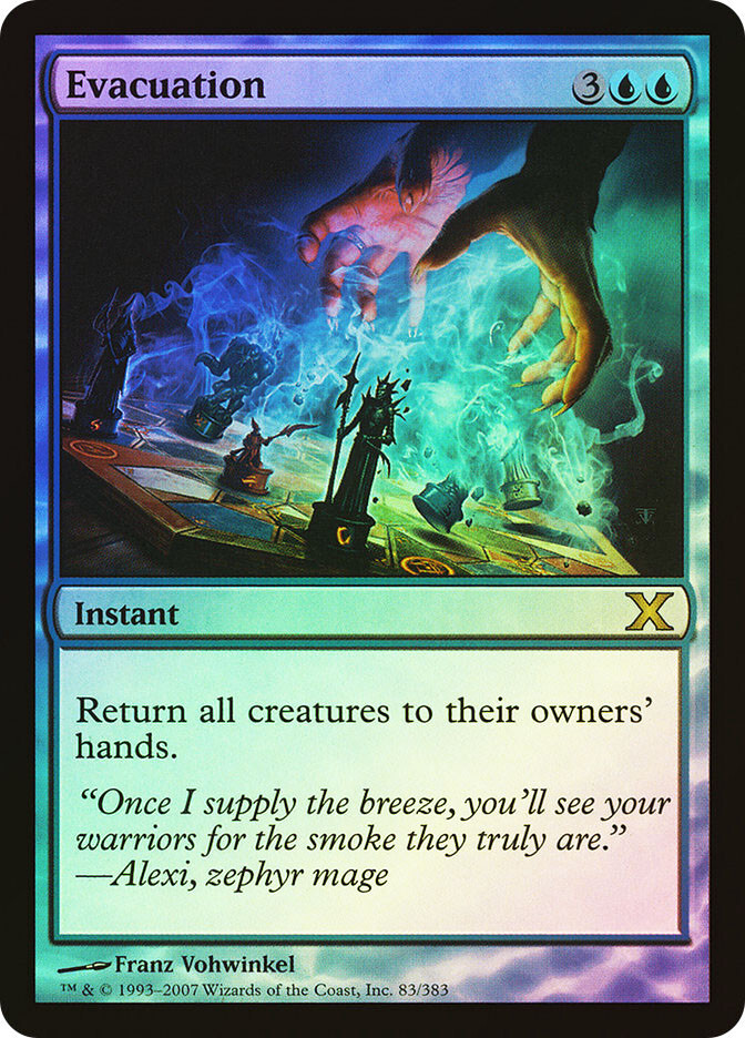 MTG FOIL Evacuation - 10th Edition #083 | eBay