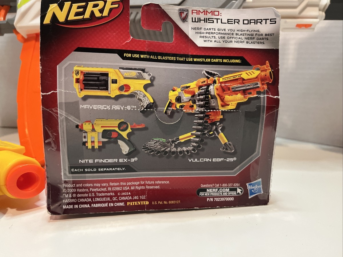 Nerf Modulus Longstrike Blaster & EX3 Laser Pistol.+Whistle Dart
