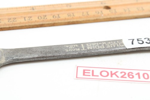 Blue-Point OEX-140 7/16" 12 Point SAE Chrome Short Combination Wrench USA - Picture 7 of 8