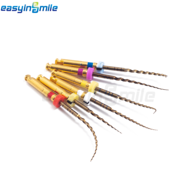 Lot De 10 Embouts De Limes Endodontiques AZDENT - Or X-Pro Gold Taper NITI - 25 Mm