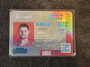Nikola Vucevic 2021-22 Panini Contenders License To Dominate SSP