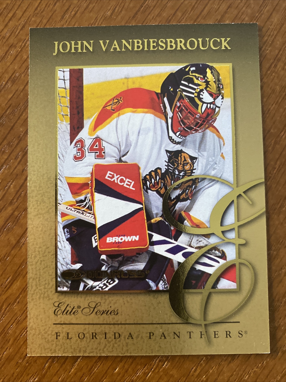1997-98 Donruss Elite Series Gold #D /2500 John Vanbiesbrouck, Florida Panthers