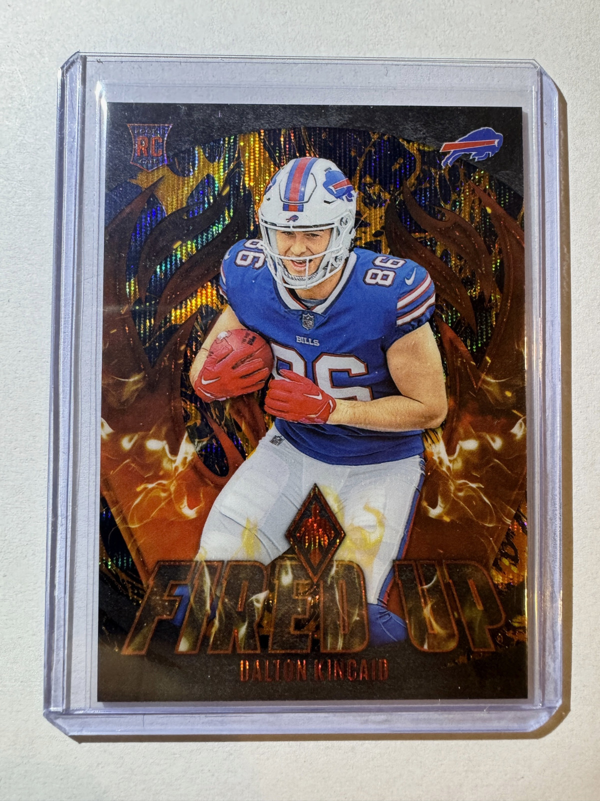 Dalton Kincaid 2023 Phoenix Football Fired Up LAVA 96/150 Buffalo Bills