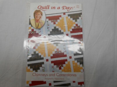 Chimneys and Cornerstone Quilt Pattern (Quilt in a Day) Eleanor Burns (1296)