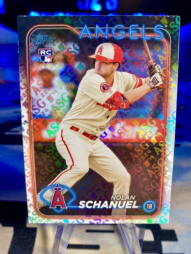 2024 Nolan Schanuel Topps All-Star Game Foil Stamped Rookie Card #53 LA Angels